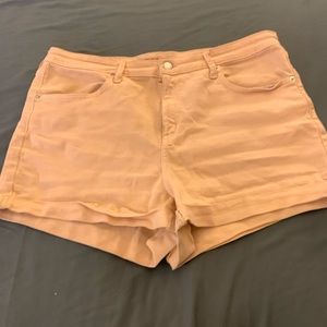 High waisted shorts